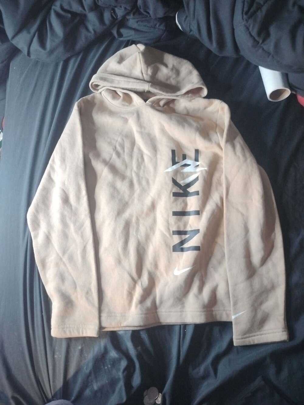 Boys Long Sleeve 3BRAND by Russell Wilson Fleece Hoodie Brown Size M 10-12YRS